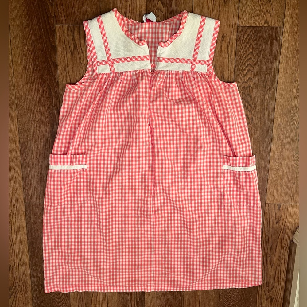 Only Pink and White Gingham Dress/house dress/moo moo